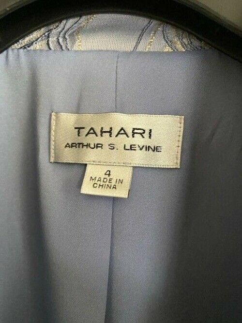 elie tahari floral blue jacket msrp blazer