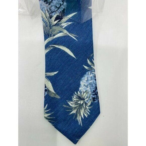 New! BONOBOS Blue Pineapple Premium Neck Tie USA