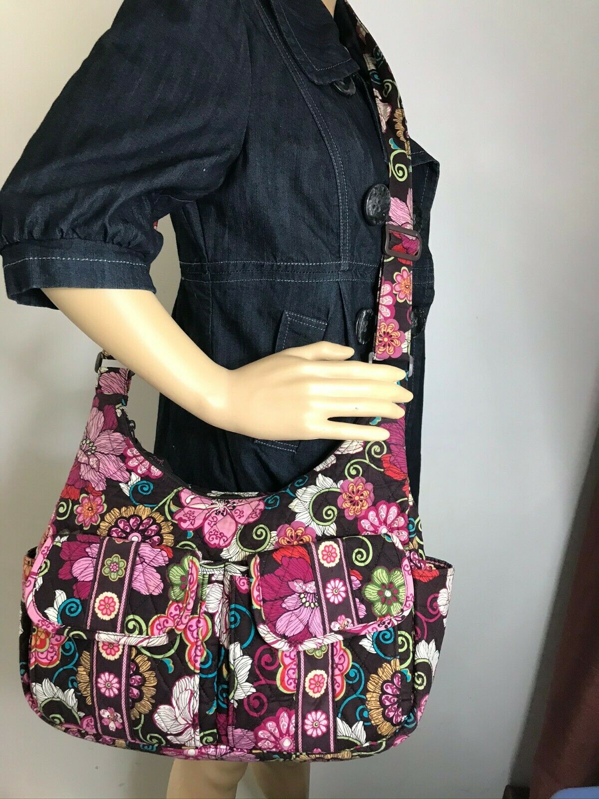 Vera Bradley Quilted Crossbody / Shoulder Bag