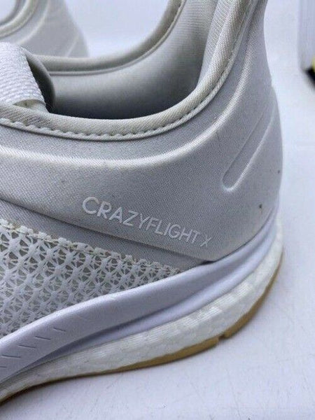 Adidas White Crazy Flight X Boost Sneakers Size Us