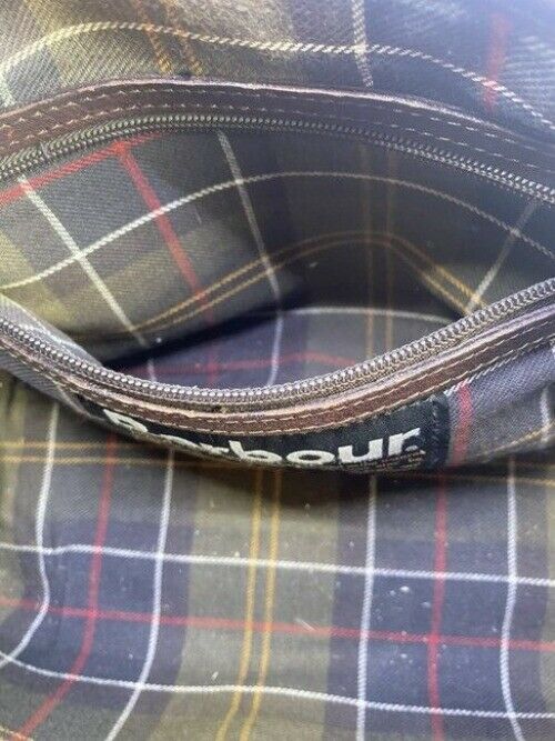 Barbour Pocket Brown Leather Shoulder Bag