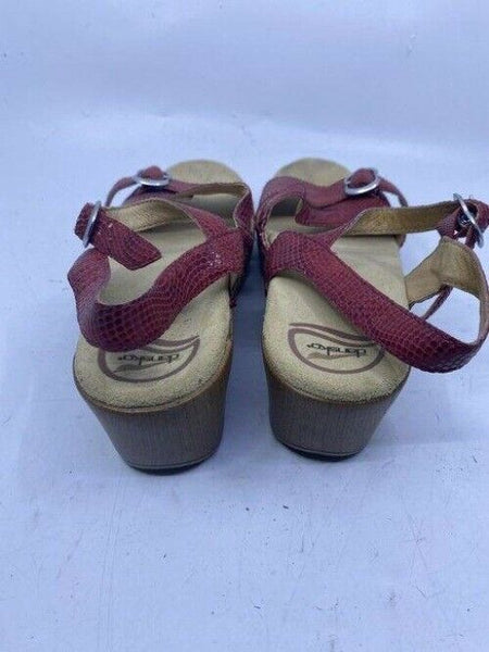 Dansko Maroon Tan Mulesslides Size Eu