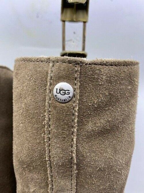 Ugg Australia Tan Tall Full Height Zipper Bootsbooties Size Us