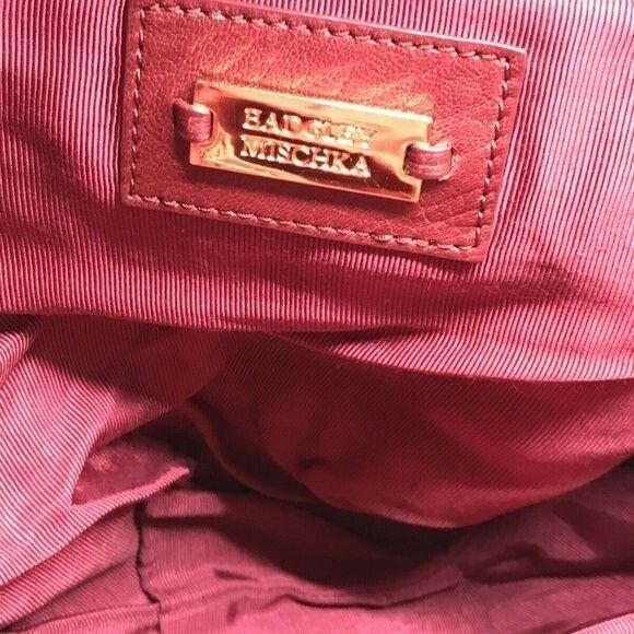 BADGLEY MISCHKA Red Leather Shoulder Bag