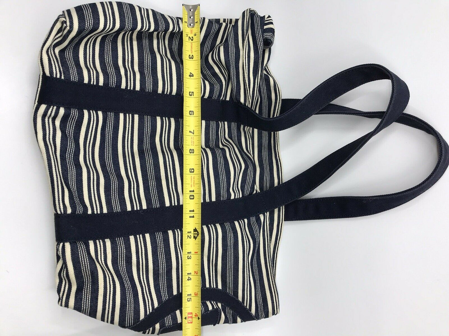 TORY BURCH Fabric striped tote bag