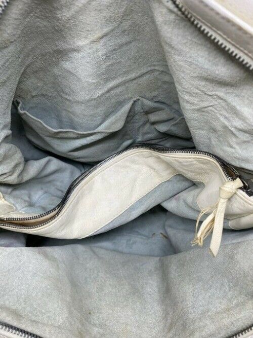 bottega veneta white woven leather shoulder bag
