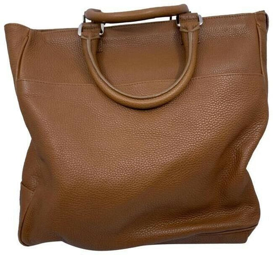 tiffany and co xl tan leather tote