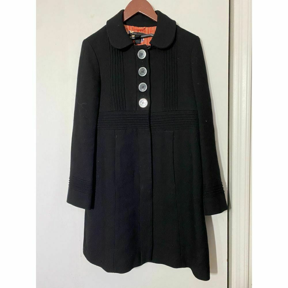 Marc Jacobs Black Coat Size Medium