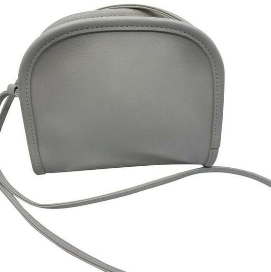 coach vintage small beige leather cross body bag