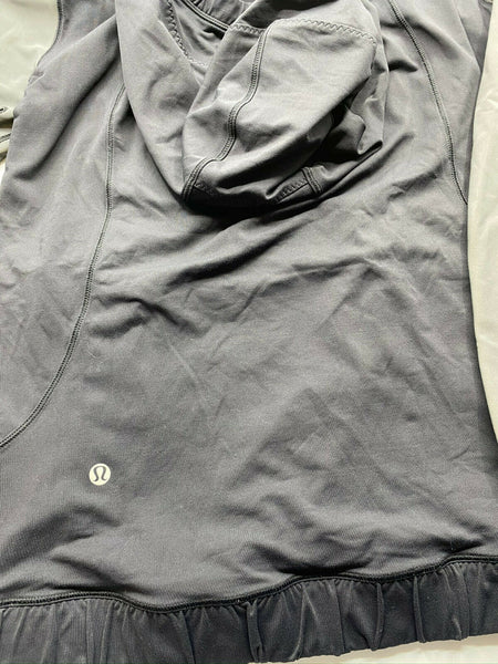 LULULEMON Womens Gray Long Sleeves Stylish Hoodies Size: 4