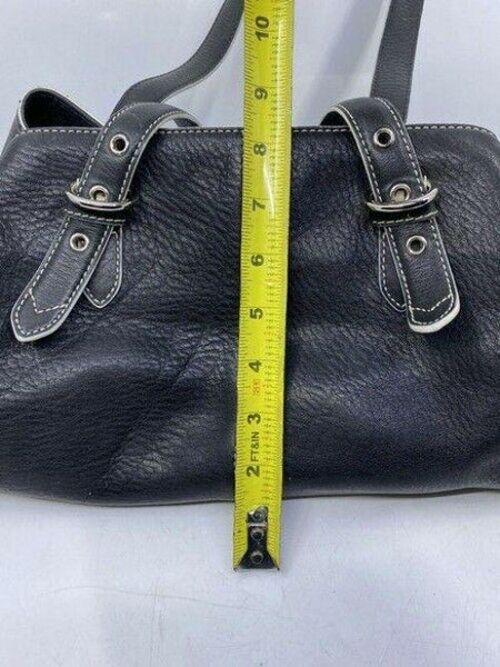 Cole Haan black leather shoulder bag