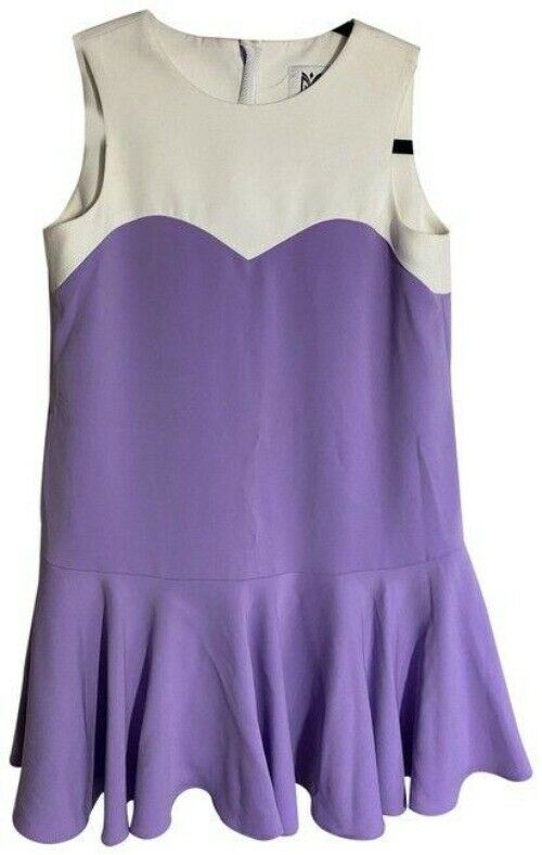 milly minis whitepurple new short casual dress