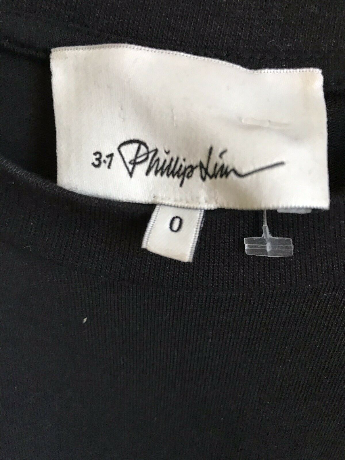 PHILLIP LIM Black Belted Hankerchief Shirt Dress Size 0
