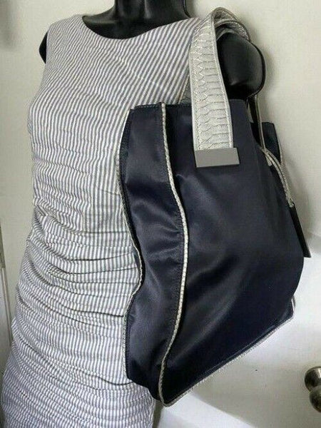 Devi Kroell Shoulder Bag Black Nylon Fabric Tote