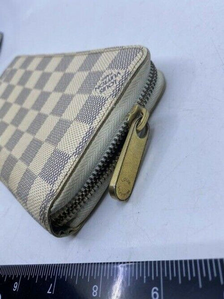 Louis Vuitton White Damier Azur Organizer Ca1089 Wallet