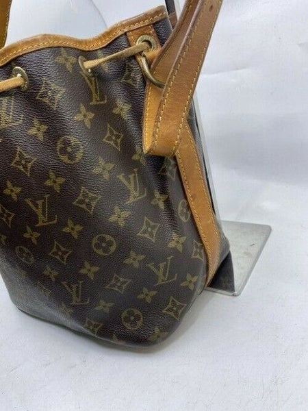 Louis Vuitton Pochette Twin Vintage Brown Monogram Canvas Shoulder Bag