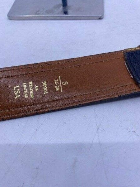 Dooney And Bourke Black Tan And Small Leather Belt