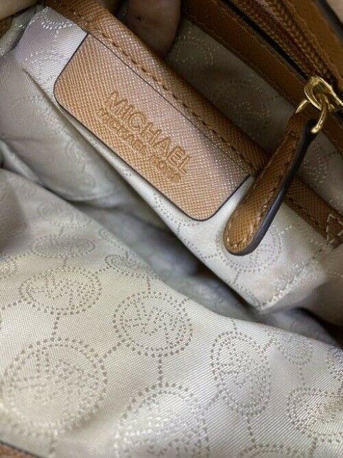 michael kors bag medium coral tan nylon tote