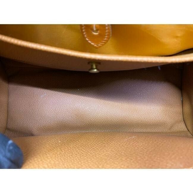 dooney and bourke vintage gray brown leather cross body bag