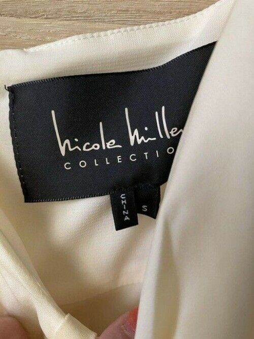 nicole miller pink cream long msrp mid length formal dress