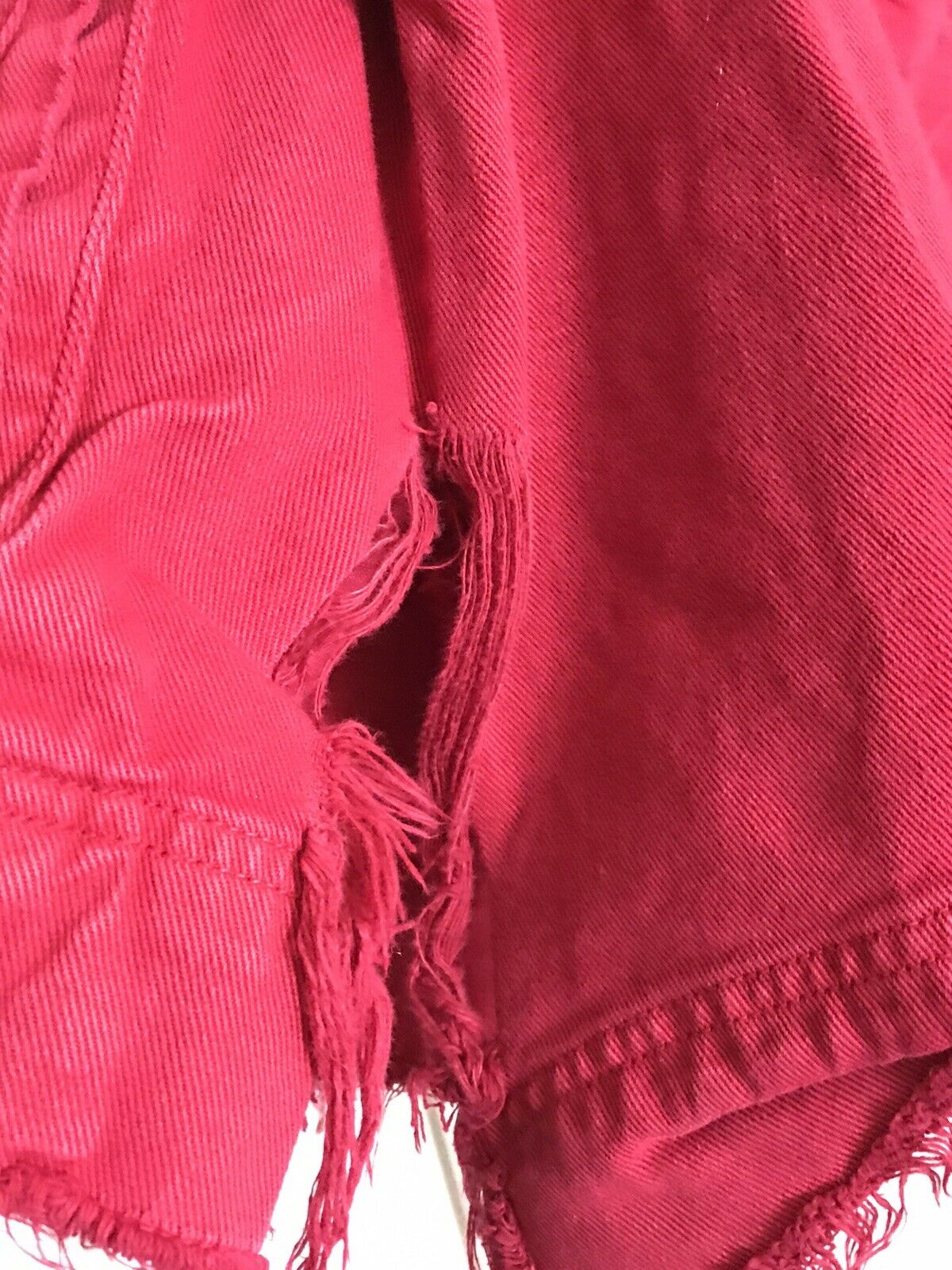 NWT! John John Lab Red Denim Jacket Small