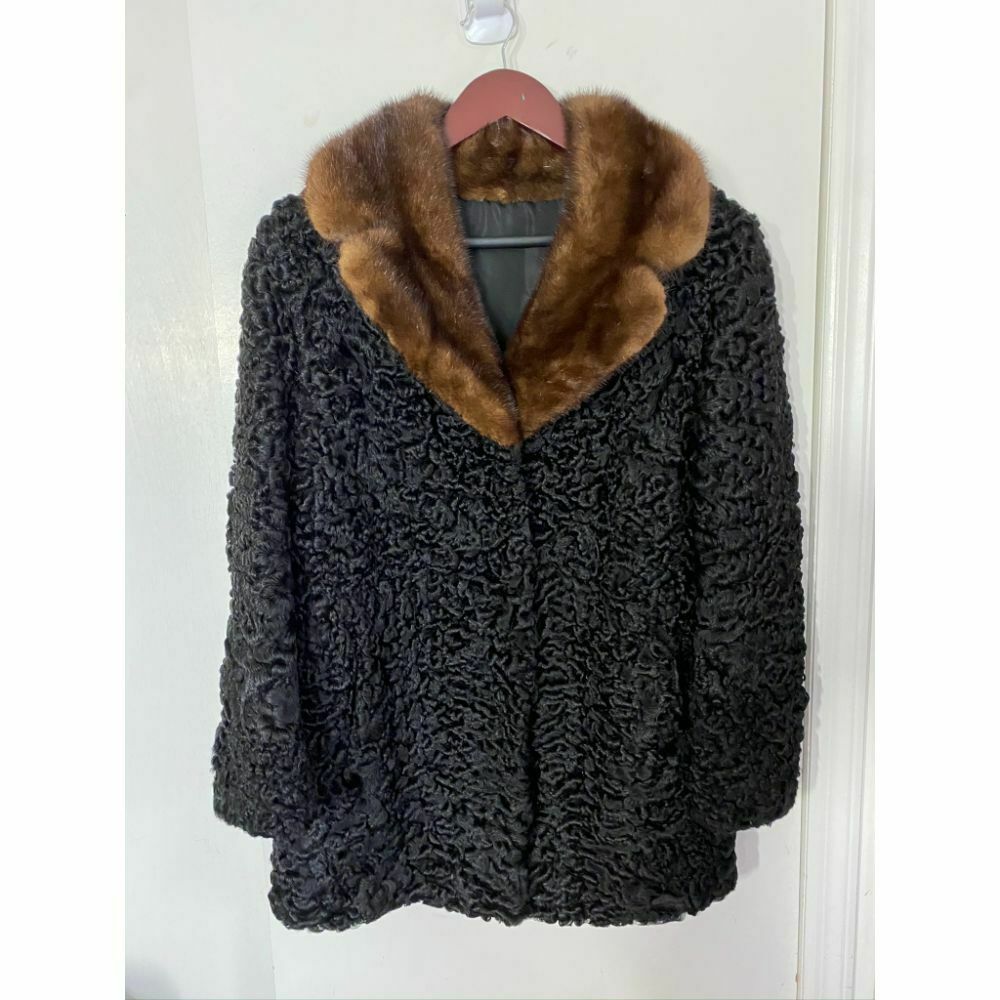ROYAL COUTURE Persian Fur Coat Jacket Medium