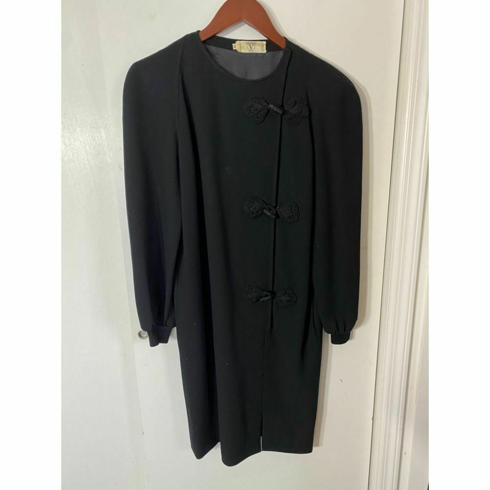 Valentino Women's Vintage Black Dress Size Small