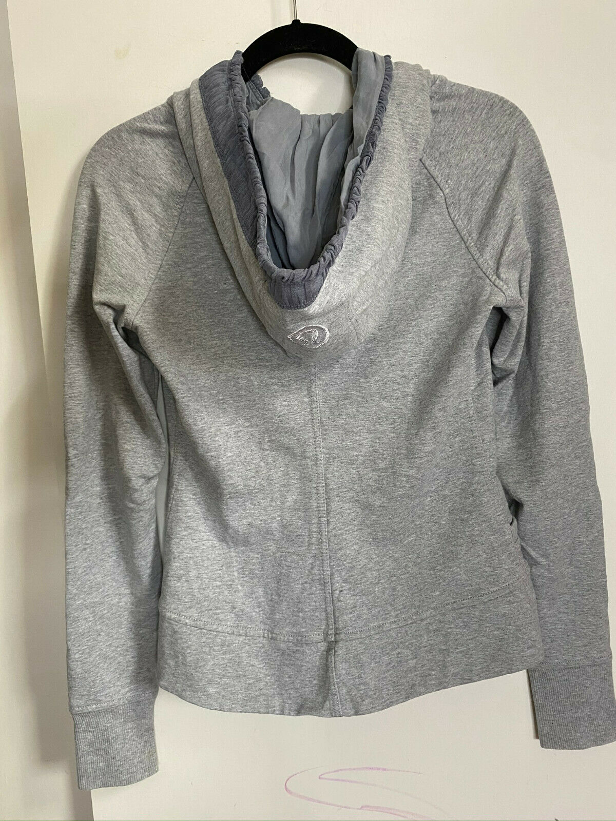 LULULEMON Womens Gray Long Sleeves Stylish Hoodies Size: 6