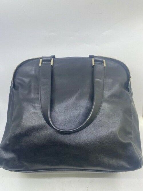 Jimmy Choo Justine Handbag Black Leather Shoulder Bag