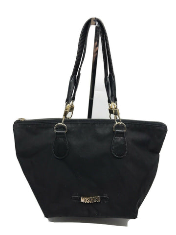 Moschino Black Small Nylon Tote
