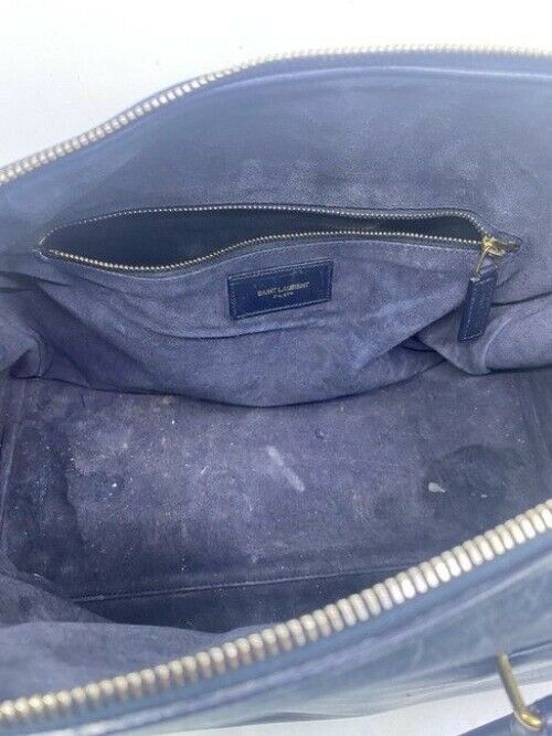 Saint Laurent Boston Black Leather Cross Body Bag