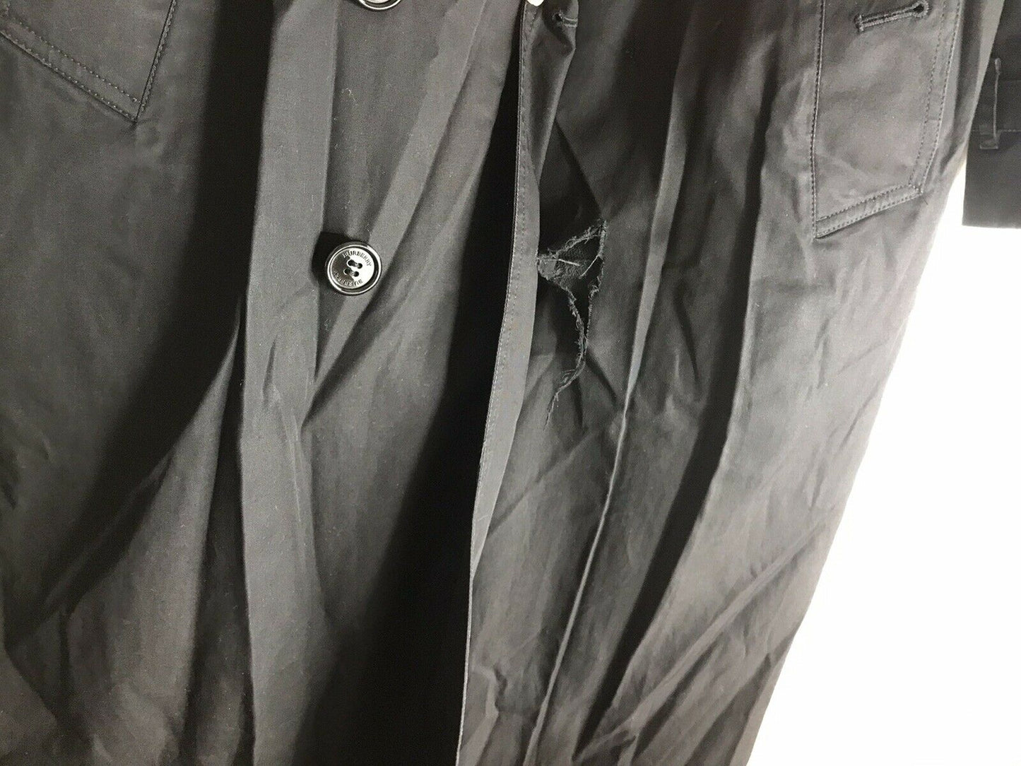 BURBERRY Women’s Trench Coat size 6 Needs Repair
