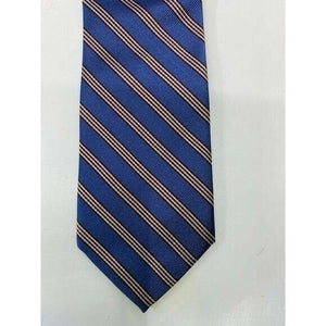 New! BONOBOS Blue Brown White Premium Neck Tie