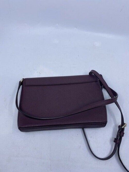 Kate Spade Cedar Street Monday Purple Leather Shoulder Bag