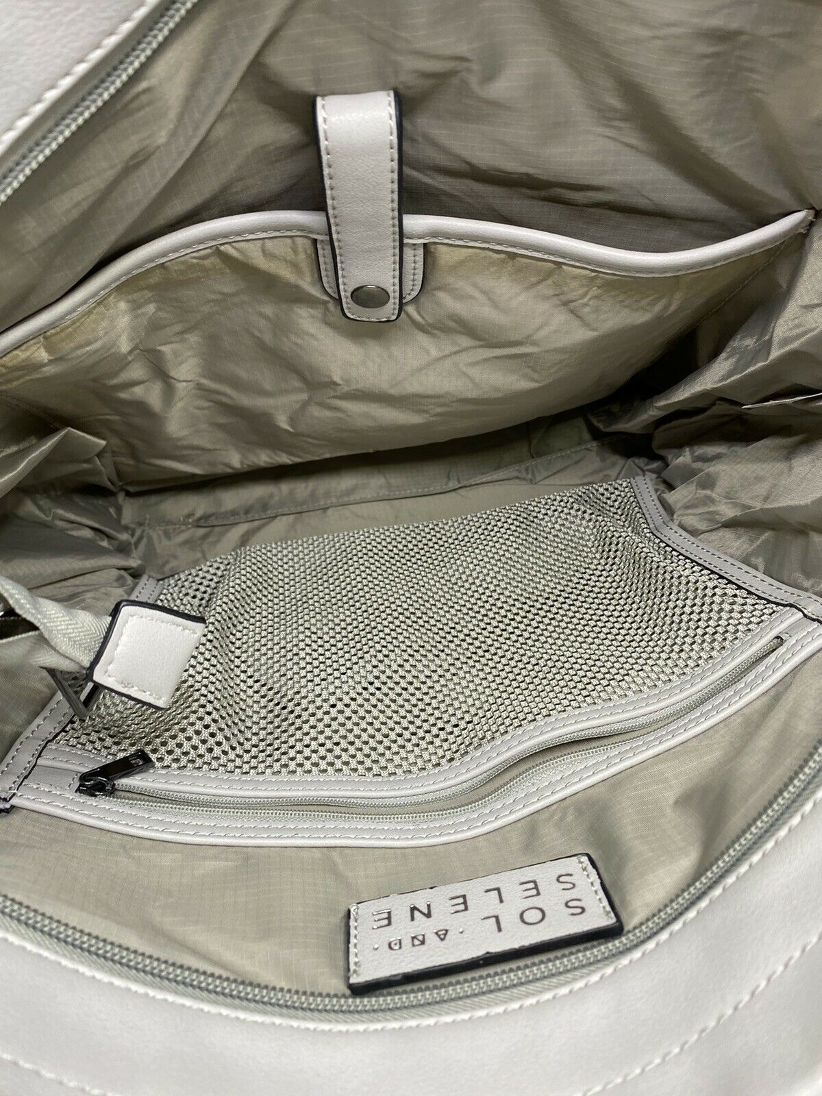 SOL & SELENE Large Quilted crossbody bag