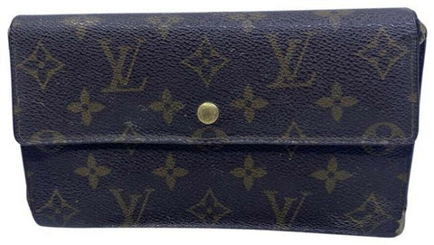 Louis Vuitton Brown Sarah De Large Canvas Travel M10988 Wallet