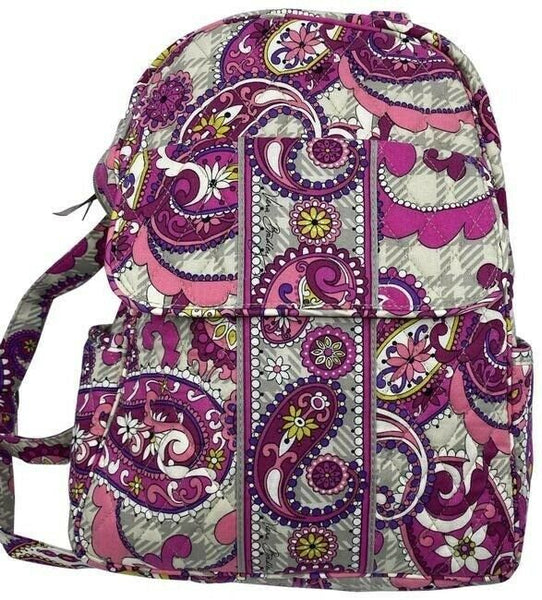 Vera Bradley Msrp Pink Gray Backpack