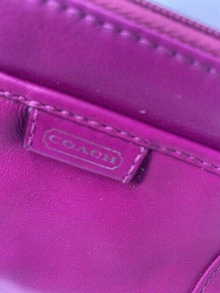 Coach Pink Leather Wristlet