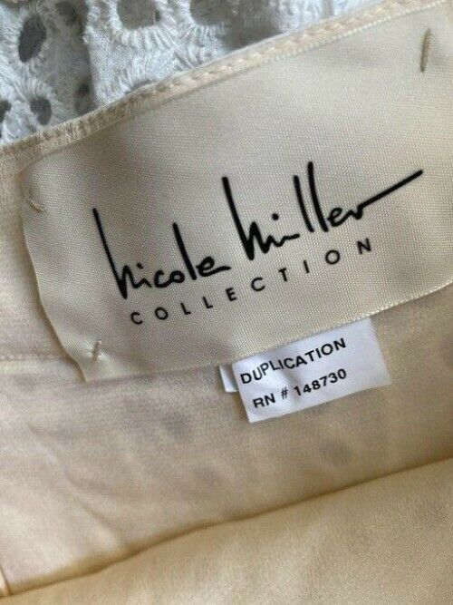 Nicole Miller olive white msrp skirt