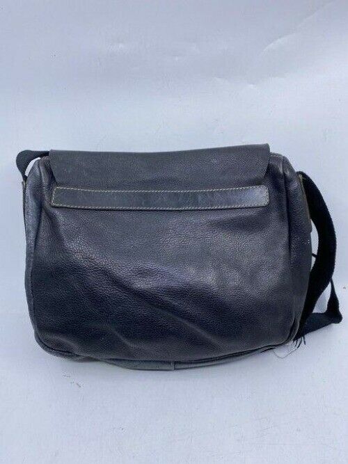 prada vintage black leather cross body bag