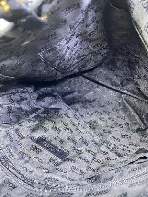 michael kors bag xl msrp black jacquard fabric tote