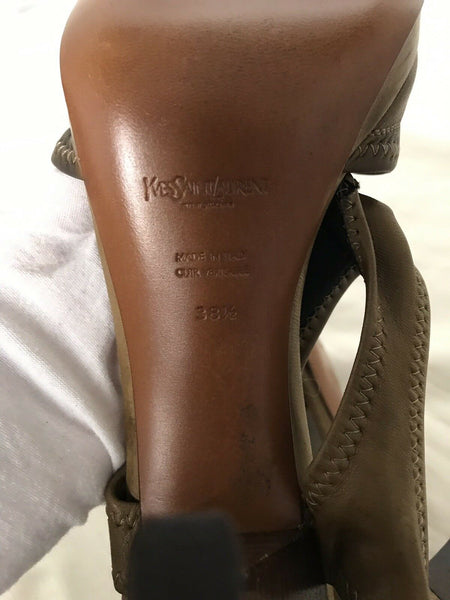 YSL YVES SAINT LAURENT High Heel Sandals Size 8.5