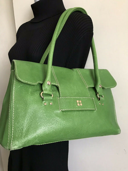 KATE SPADE Green Leather Hand Bag