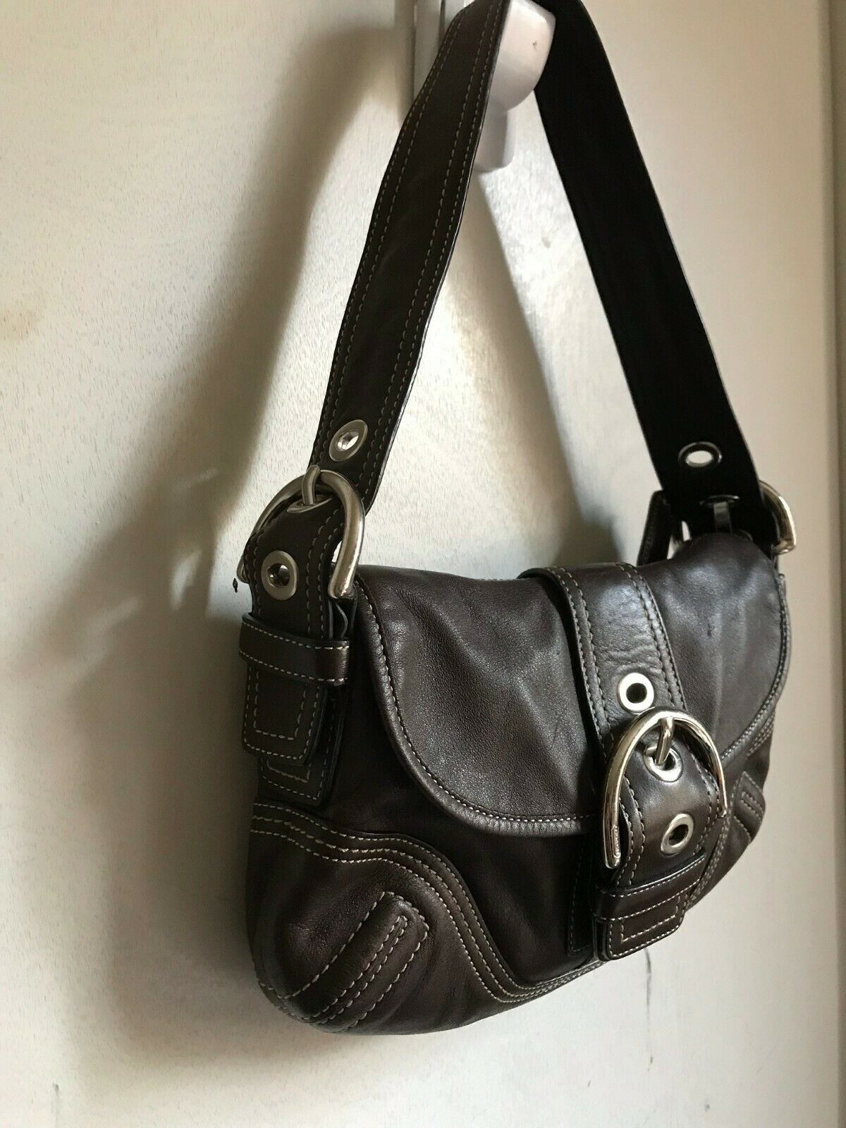 Coach shoulder bag - Brown Leather