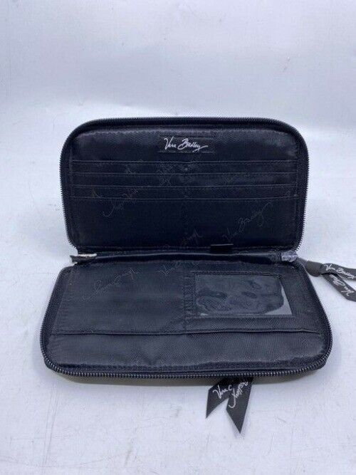 Vera Bradley Black Lightweight Id Hold All Wallet