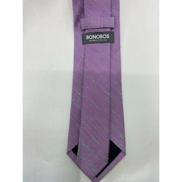 New! BONOBOS Purple Premium Neck Tie Made in USA