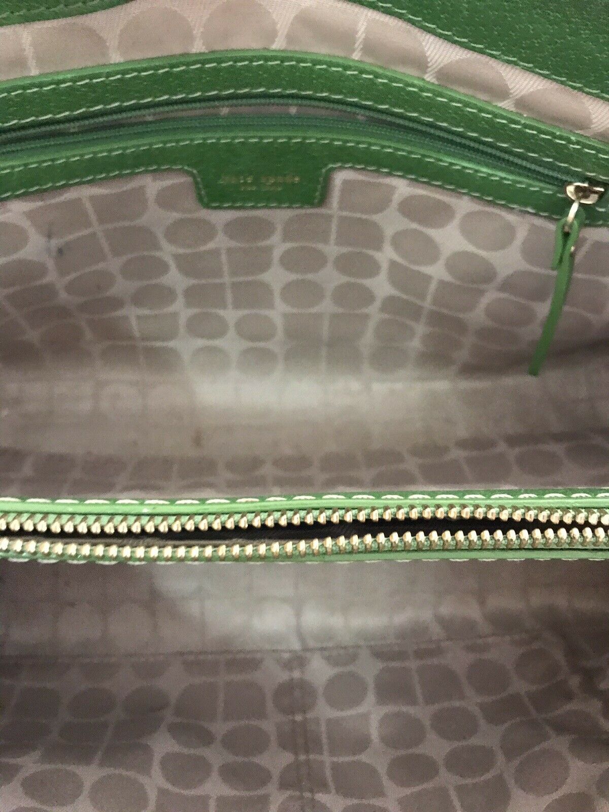 KATE SPADE Green Leather Hand Bag
