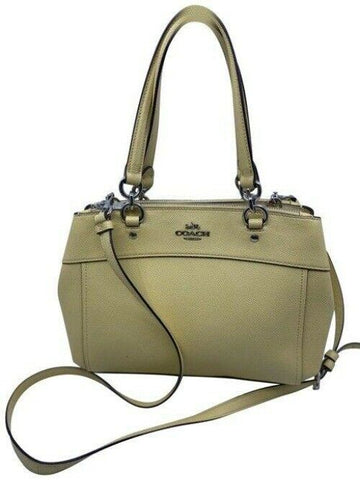 Coach medium yellow leather cross body bag