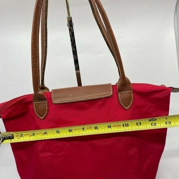 Lonchamp Lightweight Large Red Shoulder Bag