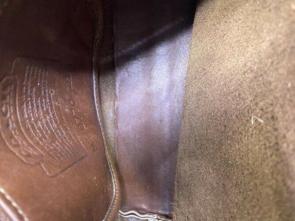 coach vintage brown leather cross body bag